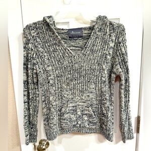 Anthropologie Paper Crane knit sweater hoodie